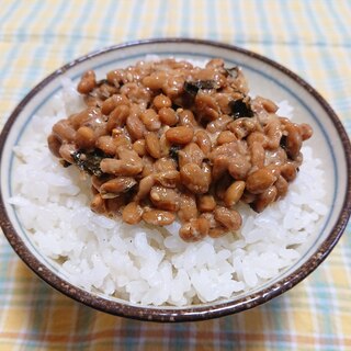 育毛納豆ご飯